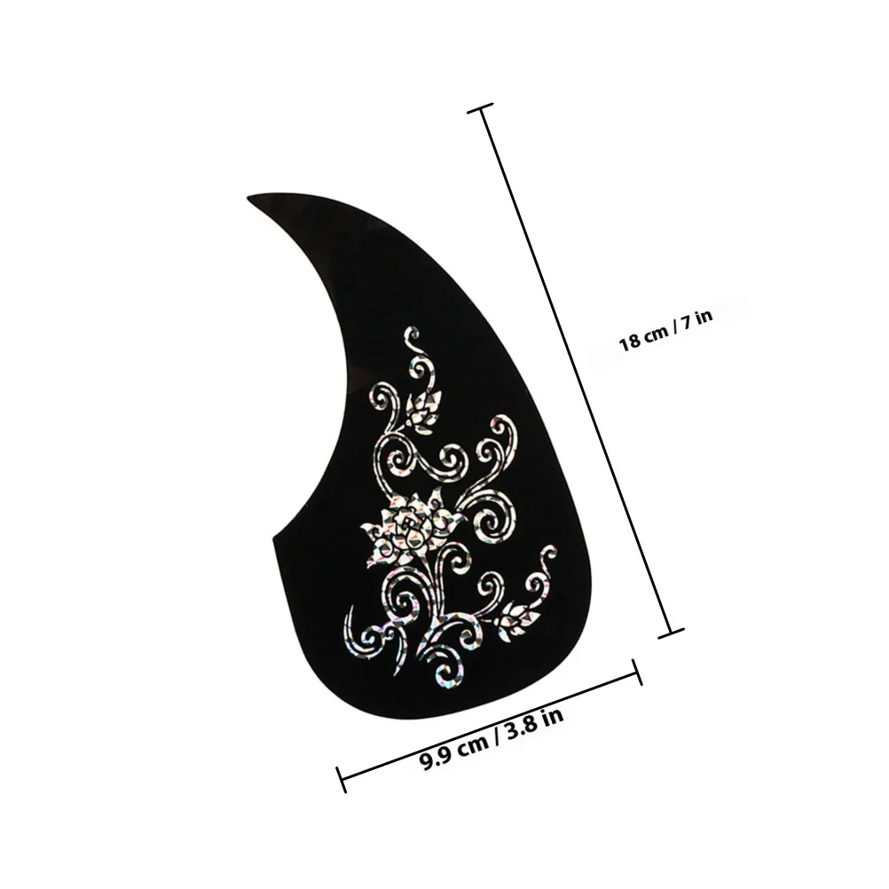 لوحة حماية مضادة للخدش على شكل قطرة ماء من جيتار بيك جارد لمستلزمات الأجزاء الشعبية البلاستيكية للجيتار الكهربائي الصوتي #4