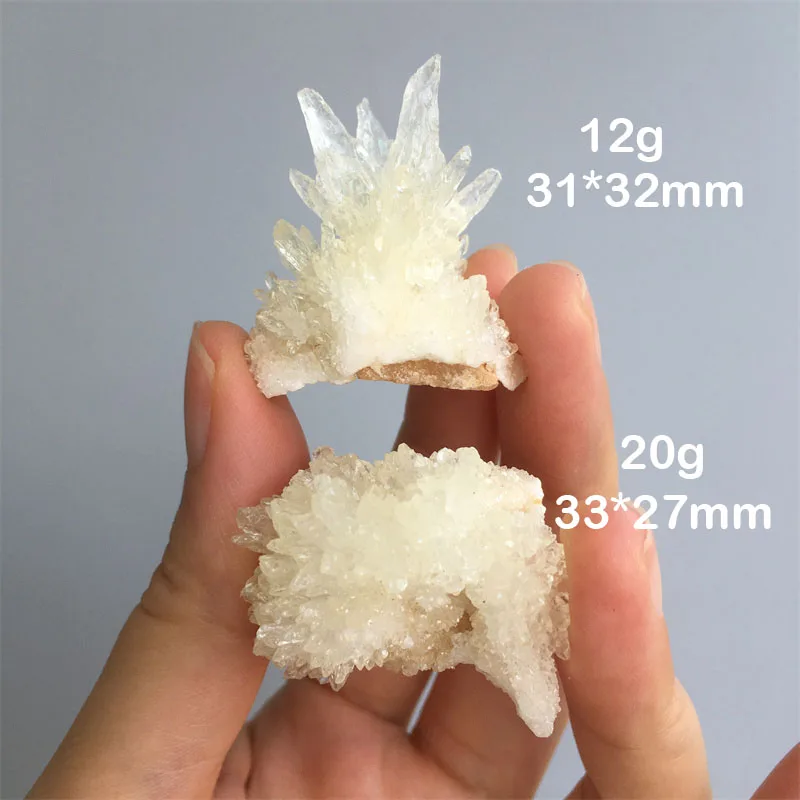 Natural Yellow Crystal Aragonite And Selenite Symbiotic Mineral Specimen Rock Energy Healing Stone Room Decor