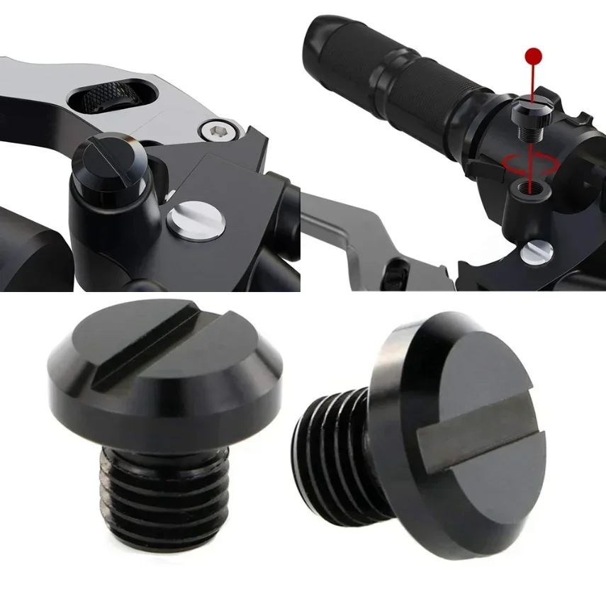 M10 M8 8 MM 10 MM Mototcycle dikiz aynası Delik Fiş Vidası Yamaha Kawasaki Kapak Kapakları Montaj Cıvata Aksesuarları