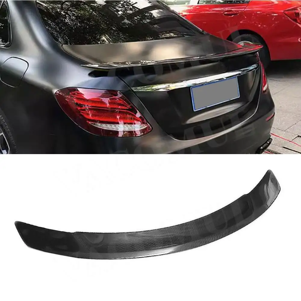 

VACOMUL Carbon Fiber Car Rear Lip Spoiler For Benz E Class W213 E63 AMG Sedan 2017-2019 Rear Trunk Lip Wing Car Styling Bodykit