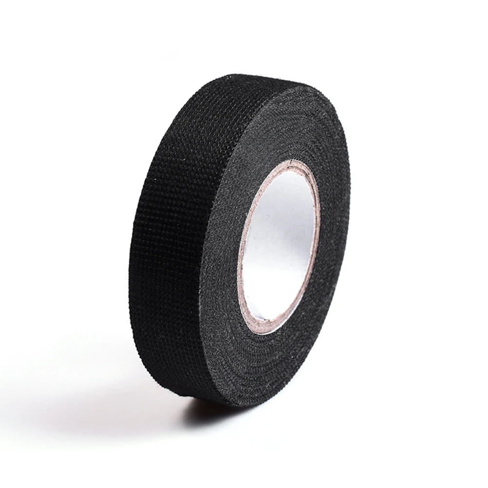 

5pc 15M Flame Retardant Cloth Adhesive Electrical Tape For Car Wire Insulation Industrial Home Use Waterproof Abrasion