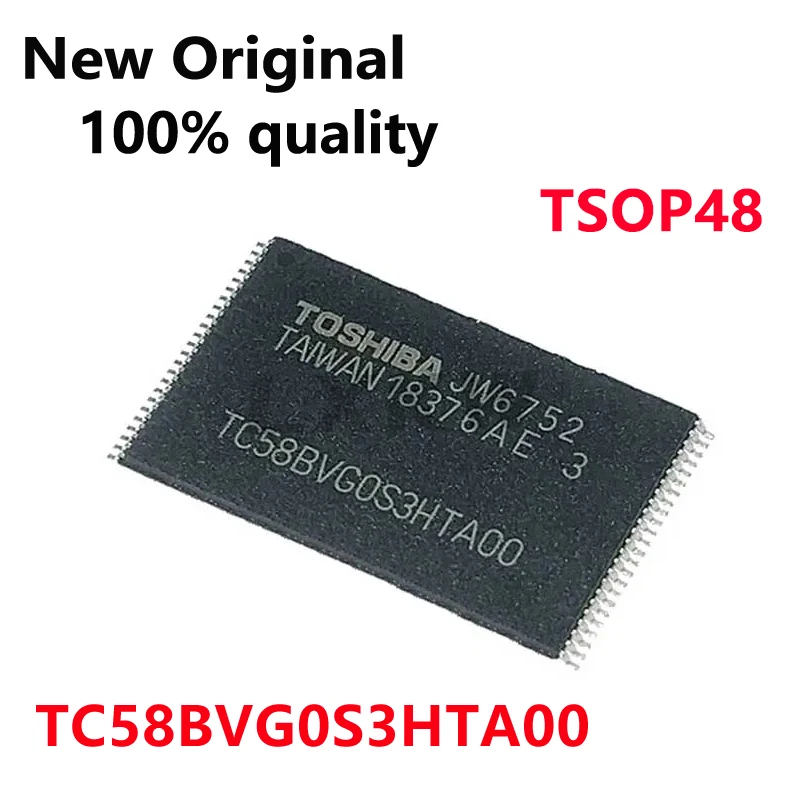 

5-10/PCS New Original TC58BVG0S3HTA00 TC58BVG0S3HTAOO TC58BVGOS3HTA00 TSOP-48 memorizer chip In Stock