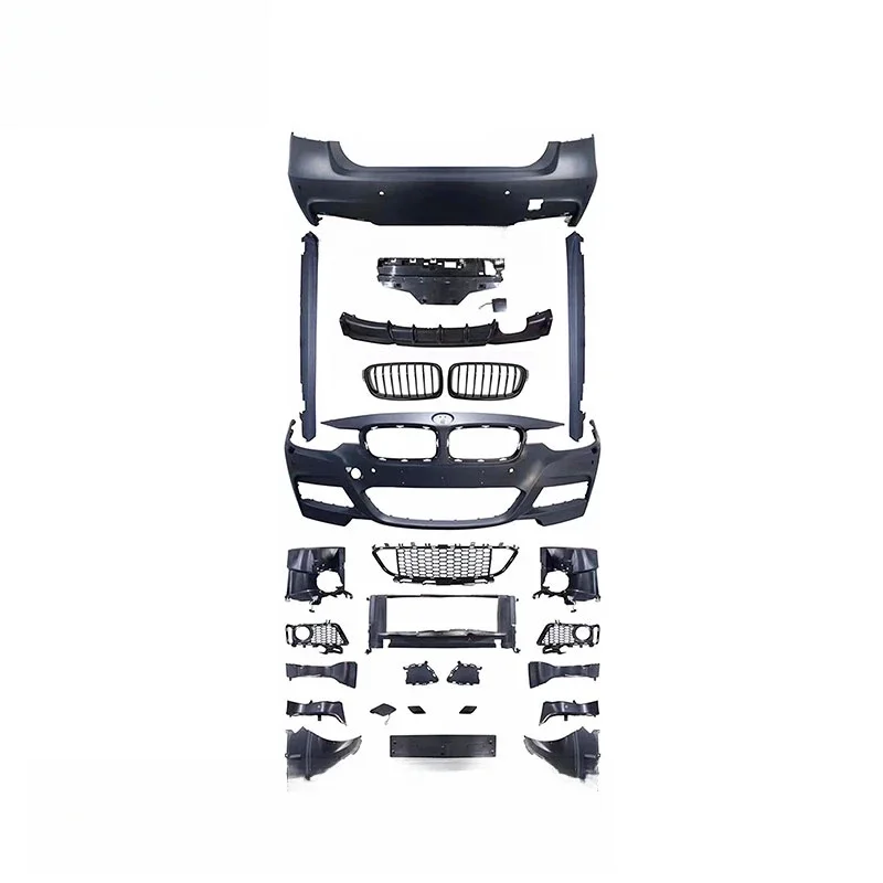 Heavy Duty MT Style ABS Body Kit Front Rear Bumper Facelift Exterior Sport Style Universal Fit Car Auto Guard