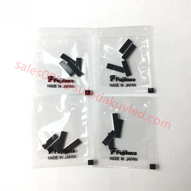 Fiber Fusion Splicer Gasket, Fiber Holder, Rubber Pad, FSM-60S, 60R, 22S, FSM-70S, FSM-80S, 62S, 19S, 12S, 70R, 4Pc Set