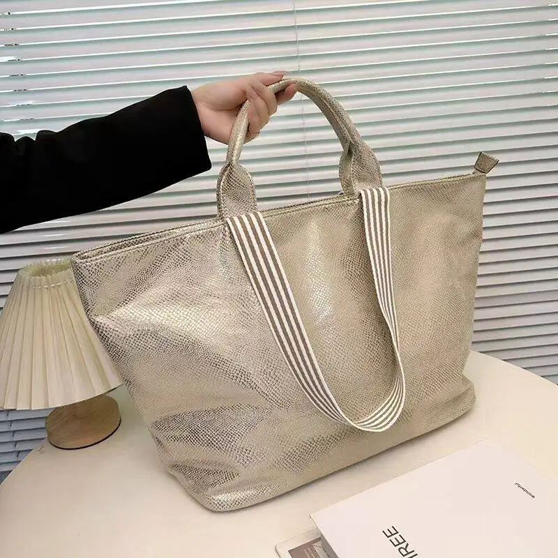 

Designer women handbag Large capacity shopping bags PU leather Commuting ladies big Totes Casual female Shoulder bags bolsa