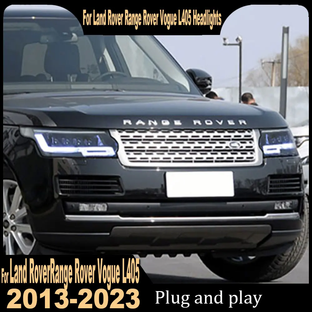 Car Headlights For Land Rover Range Rover Vogue L405 2013-2023 LED Front Lights Modified 2024 HeadLamps Assembly