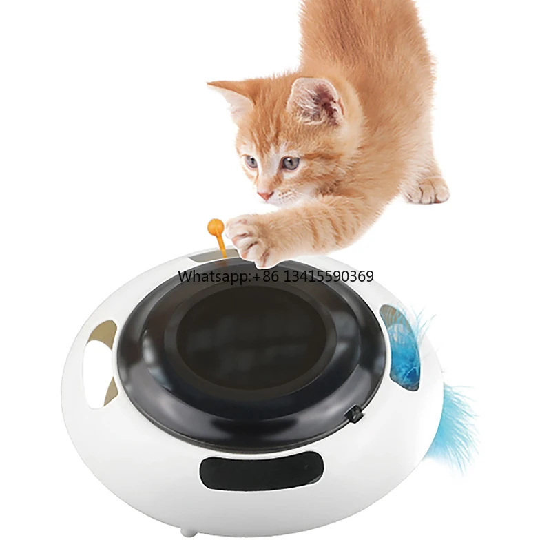 

New Design UFO Smart Pet Toy Intelligent Automatic Smart Toy for Cat with Wholesale Factory Price