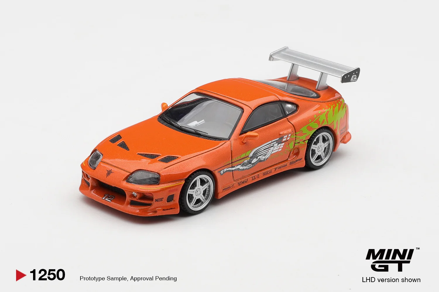 MINIGT 1/64 Toyota Supra BOMEX Mazda RX-7 VeilSide Fortune 'Fast & Furious' Brian O'Connor (Plastic Card Packaging)MGT01250-1251