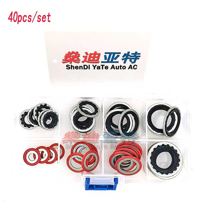 A/C Compressor Evaporator Condenser Gasket for Ford Focus Focus Winning Explorer Opel Saab AC Pipe Port Sealing Gasket