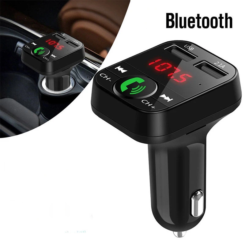 Car Mp3 Bluetooth Receiver Player Handsfree Call Fm Card Insertion Machine Usb Multifunction With Music Usb Drive