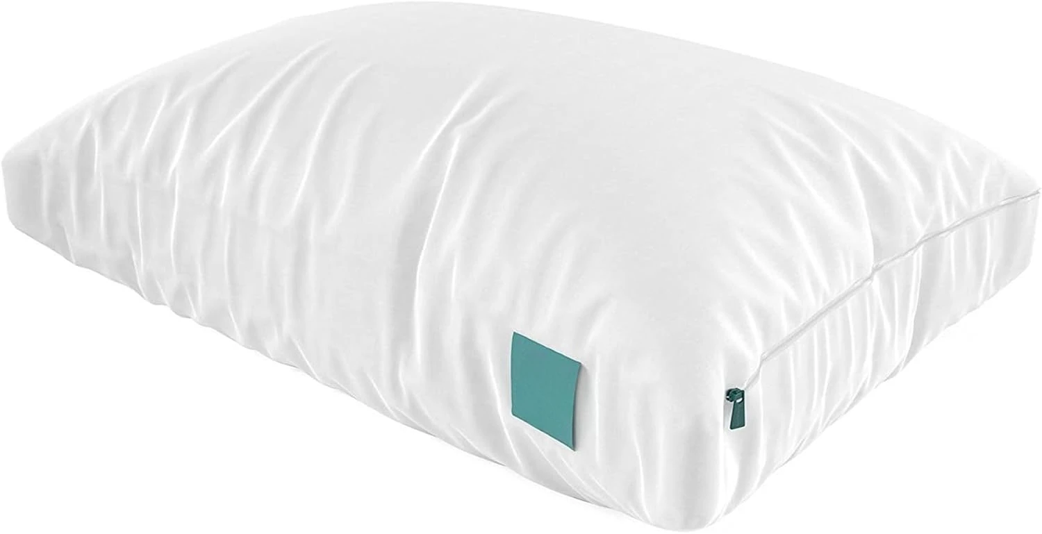 

Bed Support King Size Adjustable Hypoallergenic Cool Sleeping Loft Soft Pillow with Removable Microfiber Cover