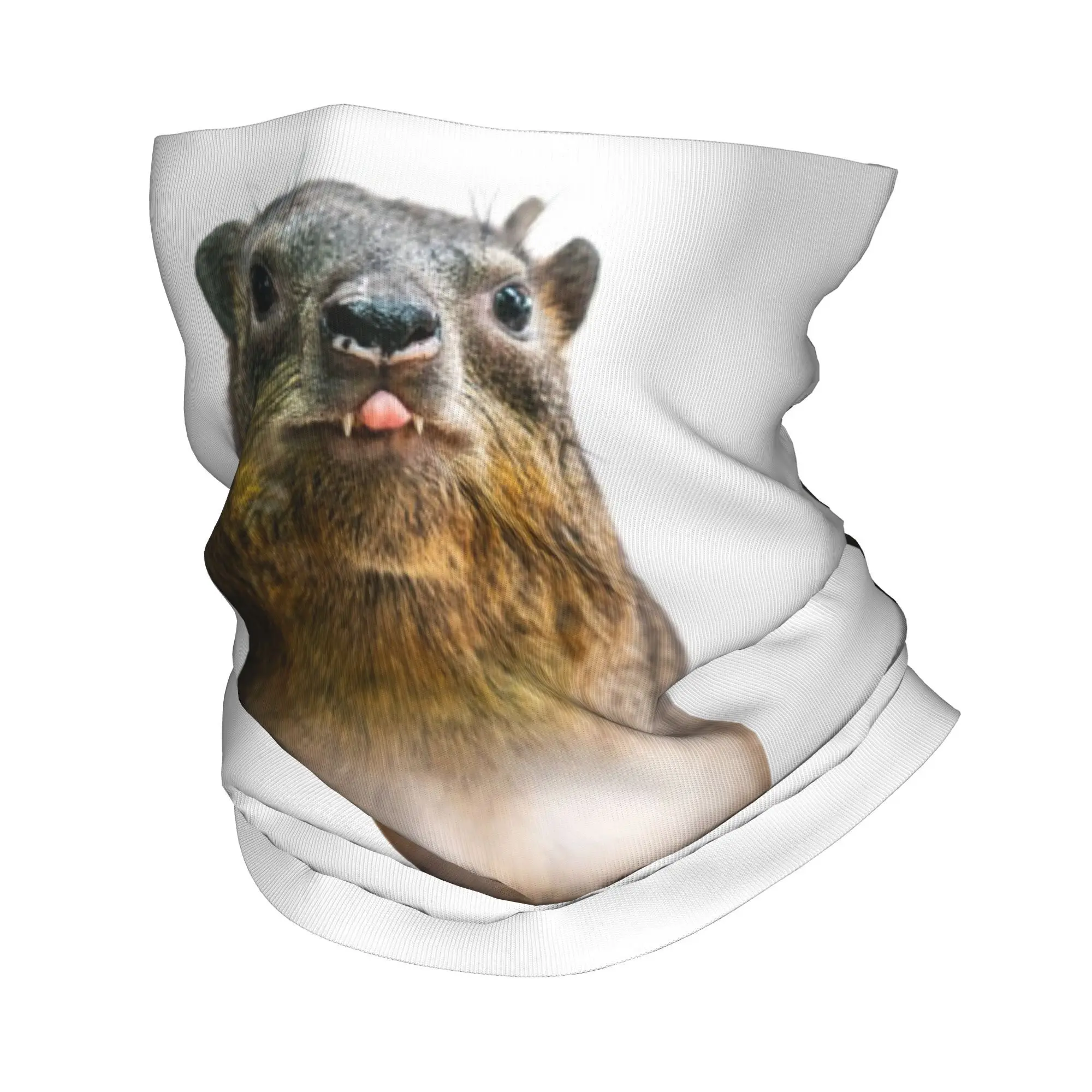 

Rock Hyrax Photo Cute Vampire Potato Bandana Neck Cover Printed Mask Scarf Multi-use Headwear Riding For Men Women Adult