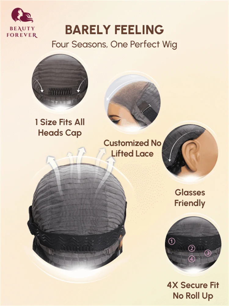 Beautyforever Blonde Hoogtepunten Bob Menselijk Haar Pruik Met Bruine Wortels Zijdeel Rechte Bob Pruik Pre Cut Kant Pre Gebleekte Knopen
