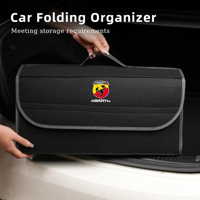 Car Trunk Storage Box Organizer Foldable Stowing Tidying Container Bag For Fiat Grande Punto Abarth Tipo Stilo Ducato Palio 500x