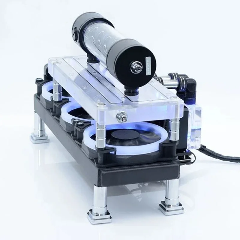 Laptop desktop type integrated water cooling BJTZ-T4 waterway version T virus copper tube