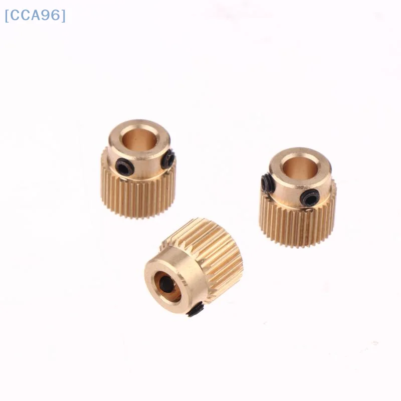 5 ชิ้นทองเหลือง Extruder ล้อ 26/40 ฟันเกียร์สําหรับ Creality CR-10 10 วินาที S4 S5 Ender 3 / Pro / V2 3D ชิ้นส่วนเครื่องพิมพ์อุปกรณ์เสริม