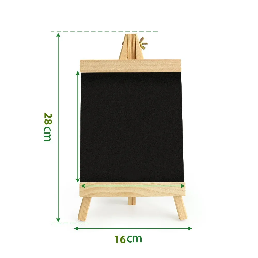 Imagem -05 - Quadro-negro de Madeira para Casamento Placa de Sinal Mesa Tábuas de Giz Menu em pé 1pc