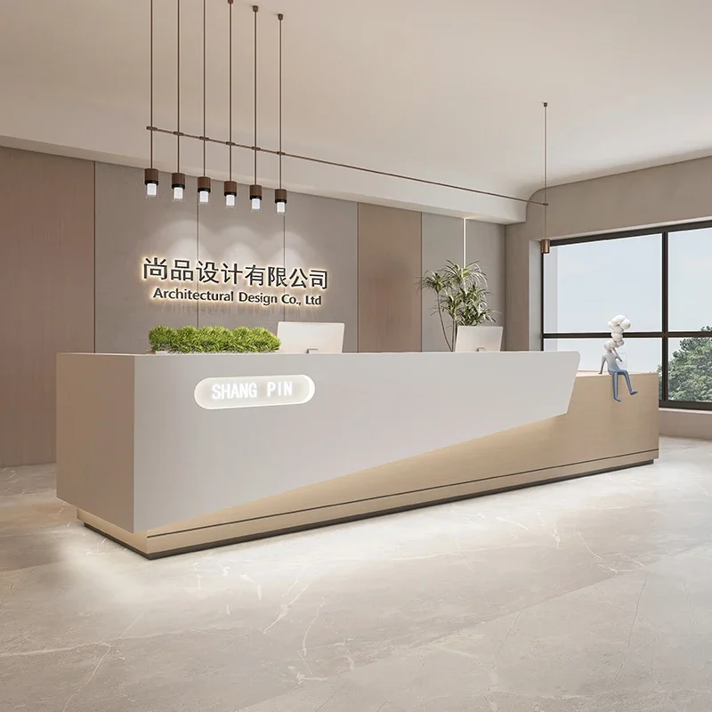 Salon Reception Desk Computer Furniture Help Home Counter Counters For Small Store Business Executive Office Cashier Table Cafe