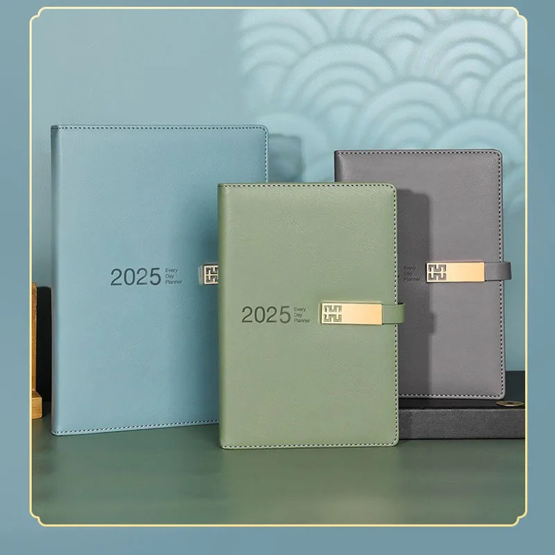 2025 Schedule Notebook Cardboard A5 Notebook A4 Calendar Notebook Schedule One Day Page Time Management Business Diary book