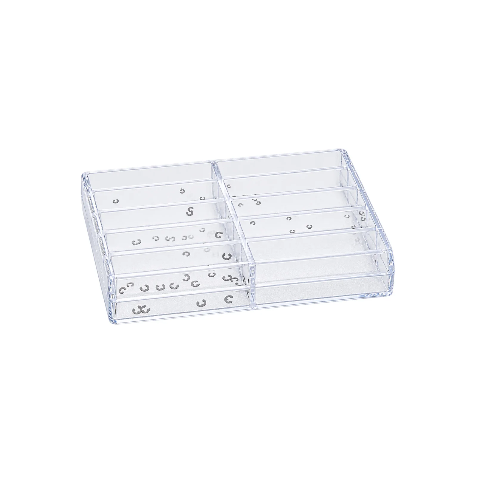 150Pack 1.4mm-3.0mm 10 Sizes Metal Watch Pusher Button Clip Snap Ring Circlip Assortment Box for Watchmaker Repair