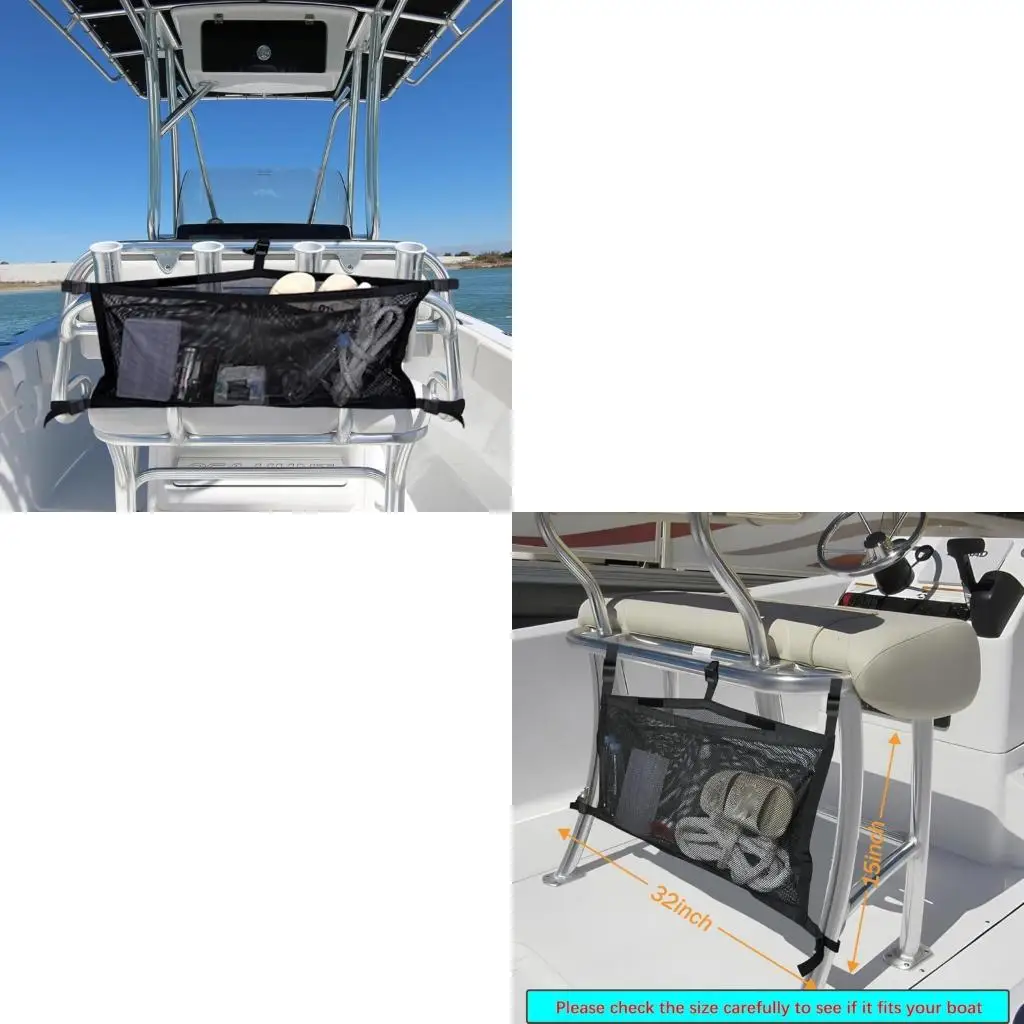 Professional Marine Storage With Adjustable Compartments For Fishing Gear Life Vest Boat Accessories Breathabl
