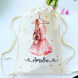 Personalised Ballet Dance Ballerina Back to School girl ballet lessons dancing shoes tutu Bag Christmas birthday gift present