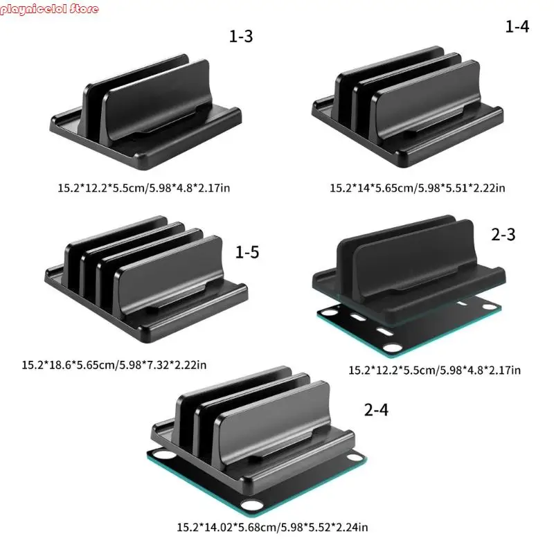 E8BA 데스크탑 스탠드 홀더 조절 가능한 도크 수직 저장 도크 공간 저장 홀더