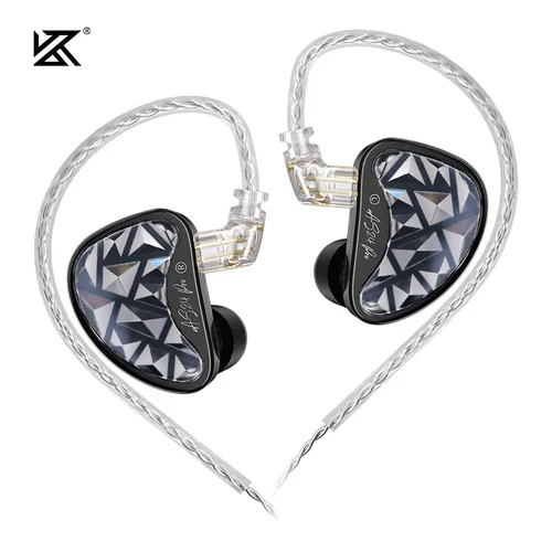 Imagen 1 del producto KZ AS24 PRO 24 unidades BA auriculares HIFI unidad de armadura equilibrada mejorada sintonizable en la oreja auriculares para juegos con cable