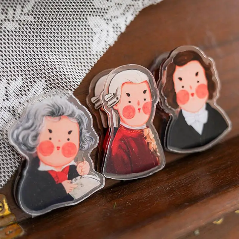 حامل كتب البيانو، حامل فتاحة كتب كرتونية، مشابك مرجعية، ملحقات موسيقى أكريليك مضحكة لوثائق كتالوجات كبيرة