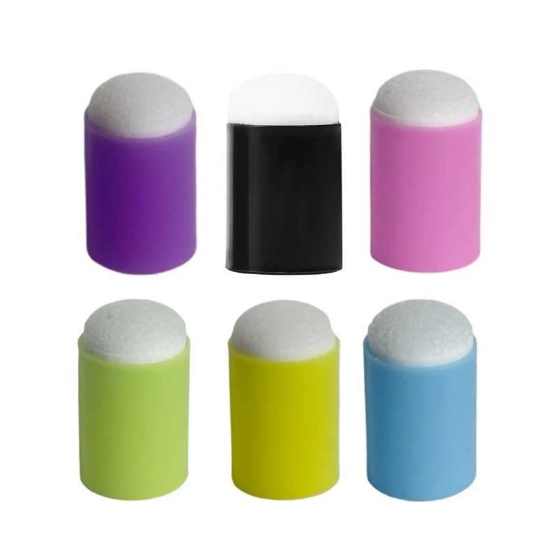 10Pcs Round Sponge Brushes for Painting, Craft Drawing Sponge Dauber Finger Sponge Daubers Finger Painting Sponge Sets