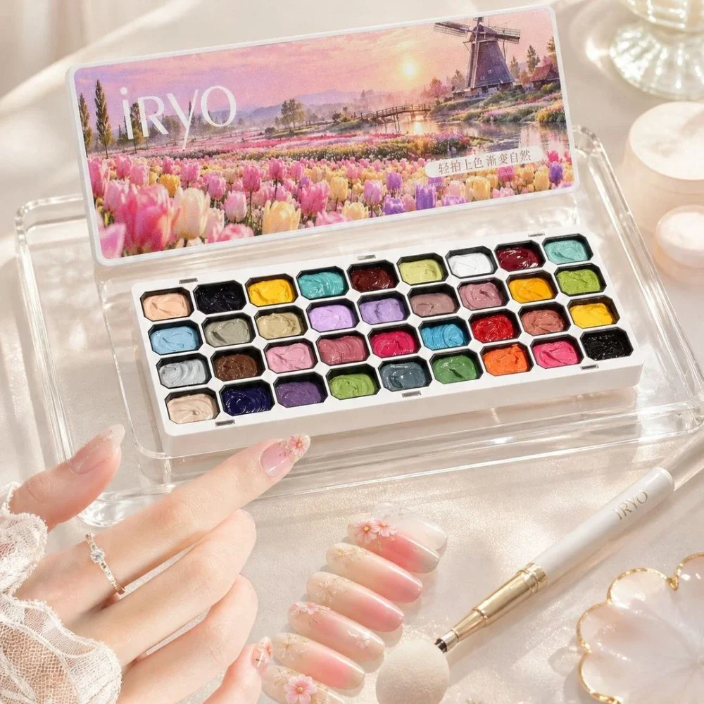 36/48Colors Wash-Free Painting Gel Nail Art Gradient Color DIY Design UV/LED Gel Quick Flower Paint Engraving Gel Nail Polish