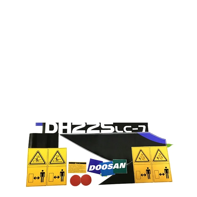 For Doosan daewoo DH60 215 220 225 420-7Full car logo high-precision stickers free shipping Excavator Parts