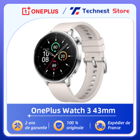 Global Version OnePlus Watch 3 43mm Smartwatch 1.37 inches AMOLED Display Snapdragon W5 Gen 1 Up to 60h Battery life