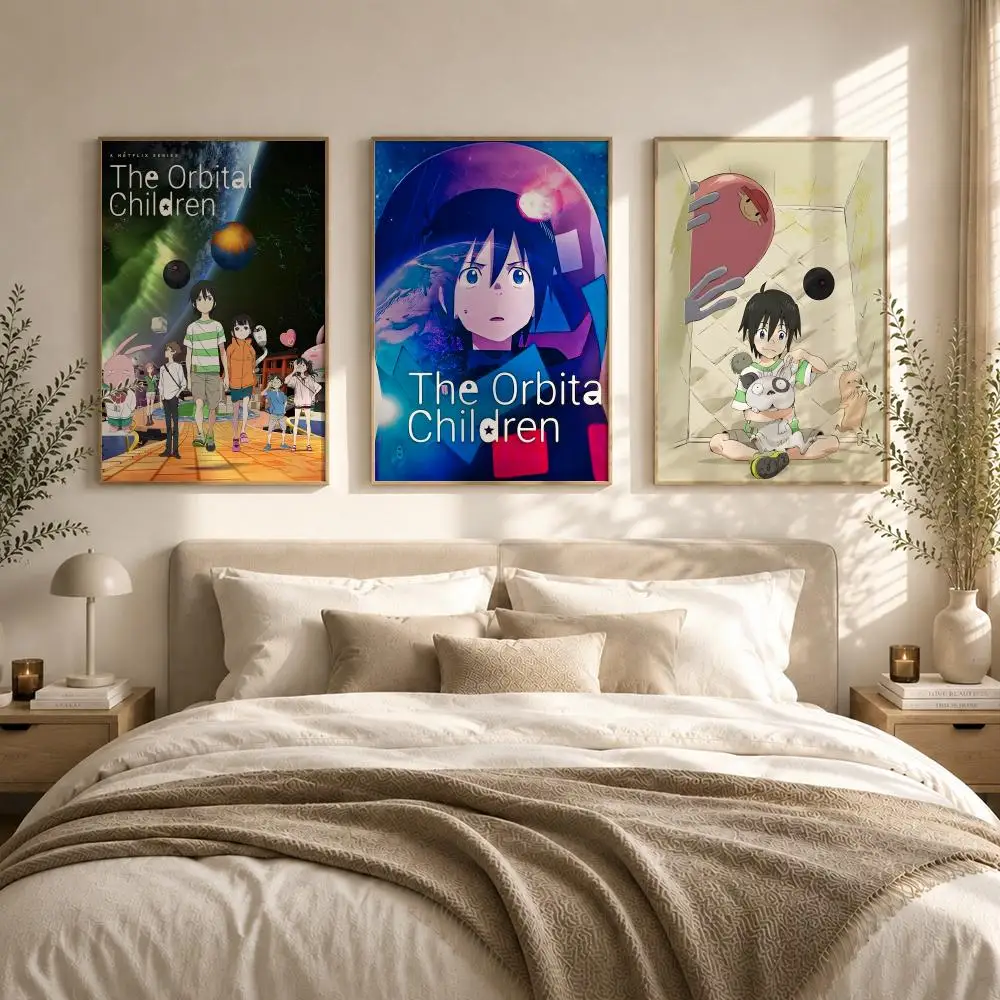 historical animeThe Orbital Children Poster HD art sticky wall waterproof home living room bedroom bar aesthetic decoration