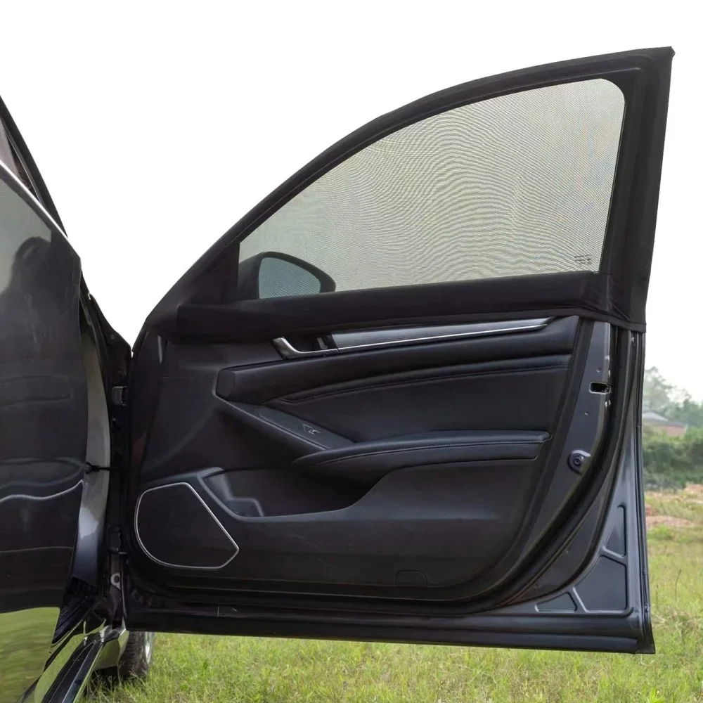 Universeller Auto-Sonnenschutzvorhang UV-Schutz Netzfensterabdeckung Anti-Mücken Sichtschutz Sonnenblende Auto-Innenausstattung Zubehör – Detail 2