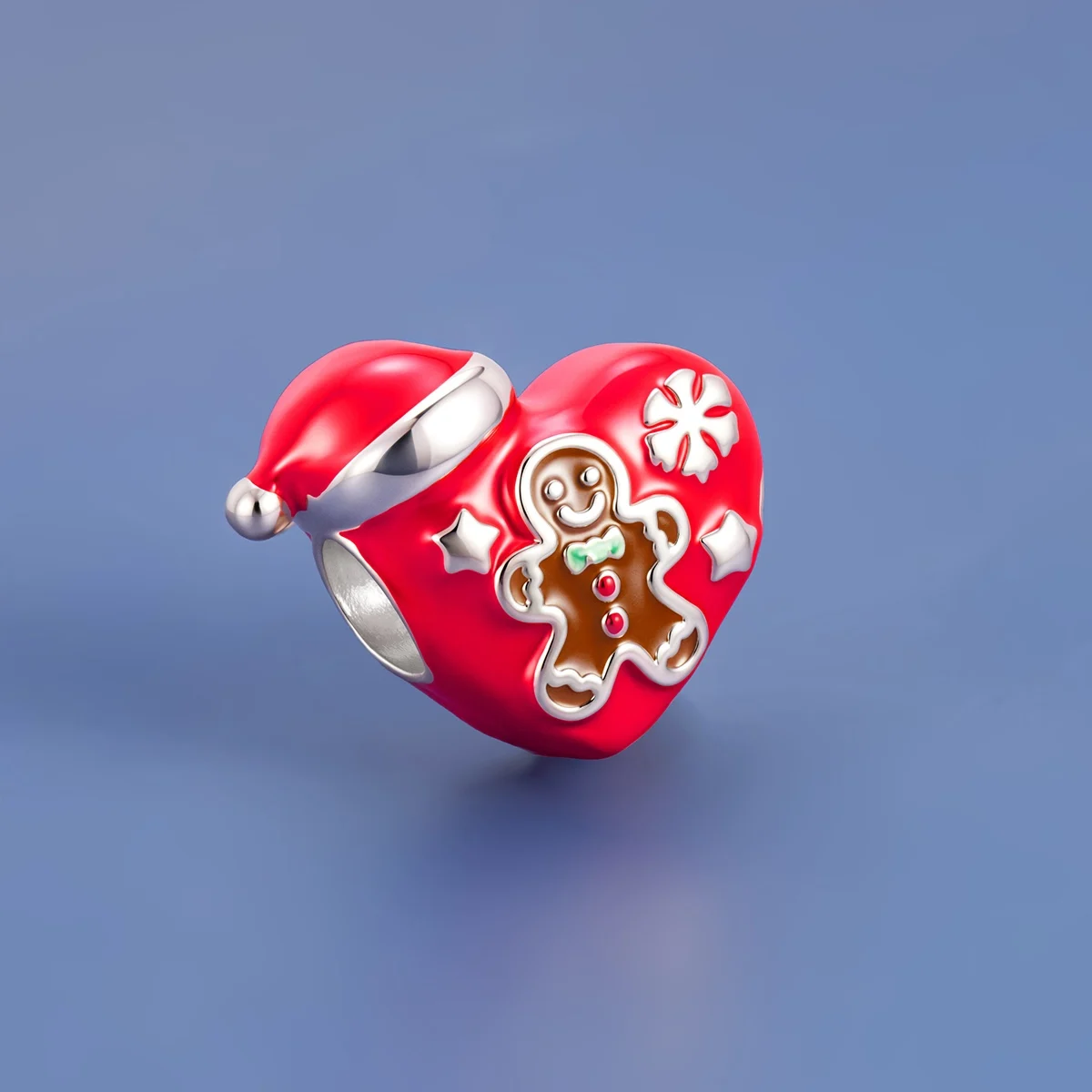 Pan Charm Gingerbread Baker Heart Pendant Fit Original Bracelet Jewelry DIY Christmas Thanksgiving New Year Valentine Winter Her