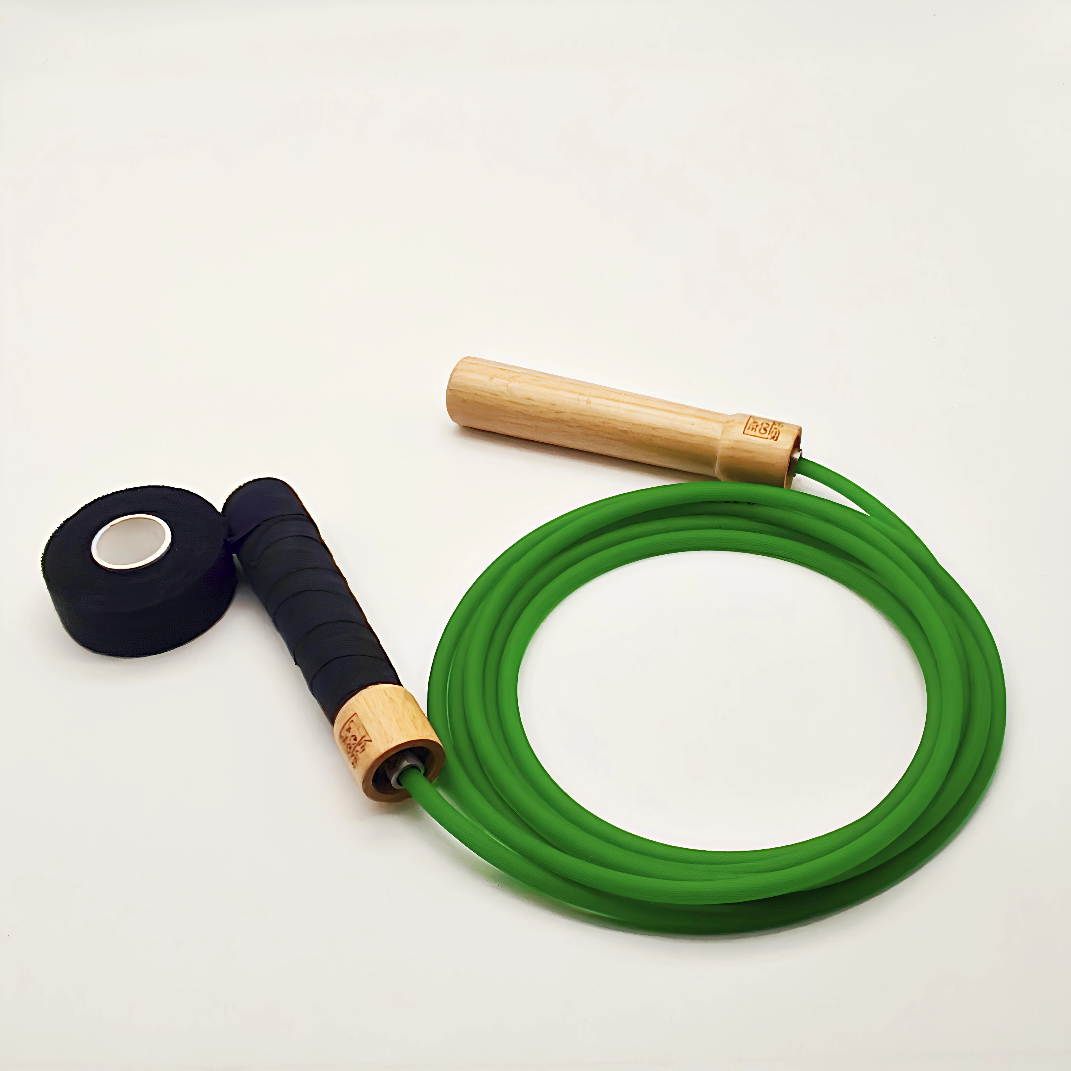 Cuerda para saltar con mango de madera pesada de 300 gramos, cordón de TPU de 7mm de espesor, antifrío para uso en invierno con rodamiento de bolas, perder peso, fitness, crossfit