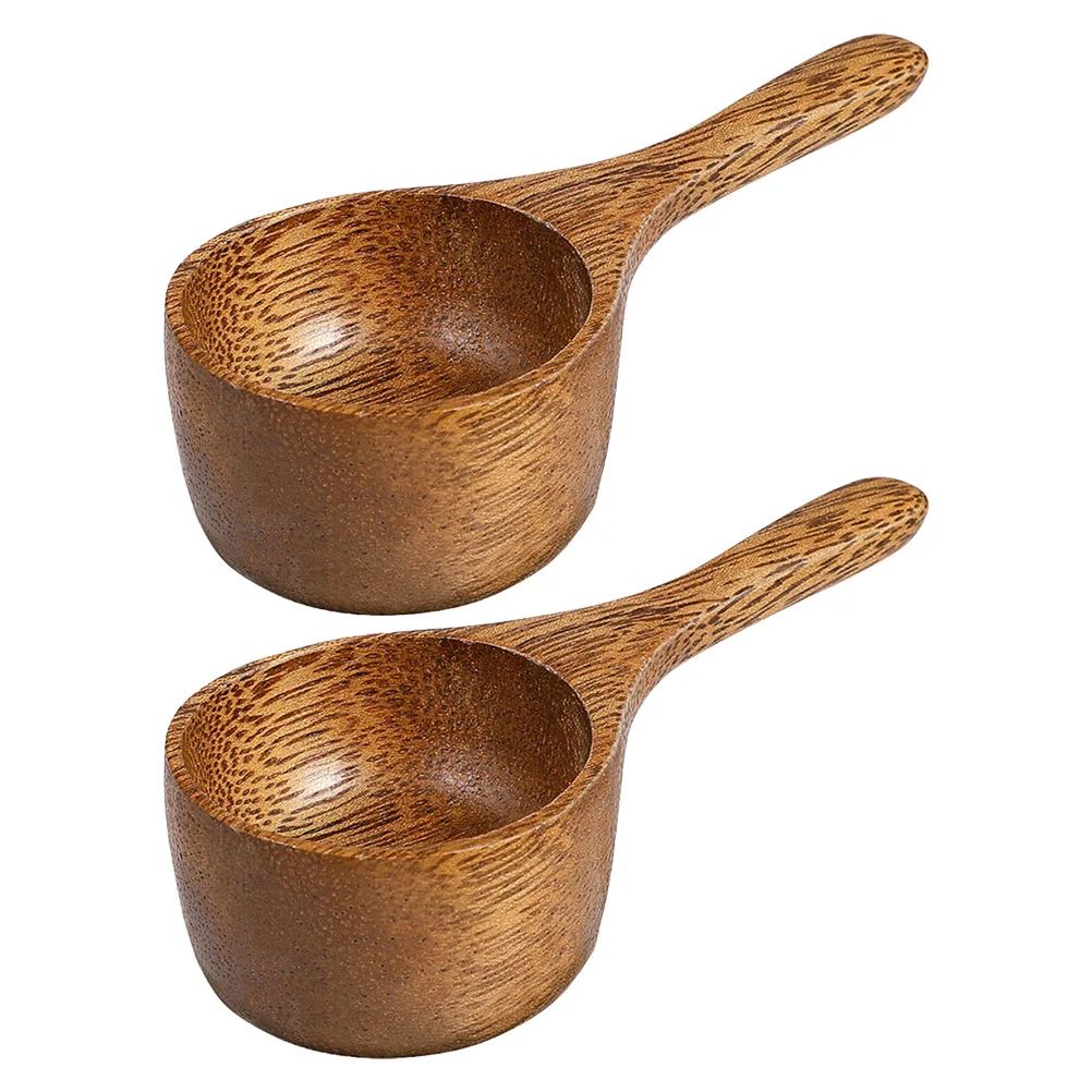 

Wooden Measuring Protein Spoons Coffee Scoop for Ground Scoops Salt Tablespoon