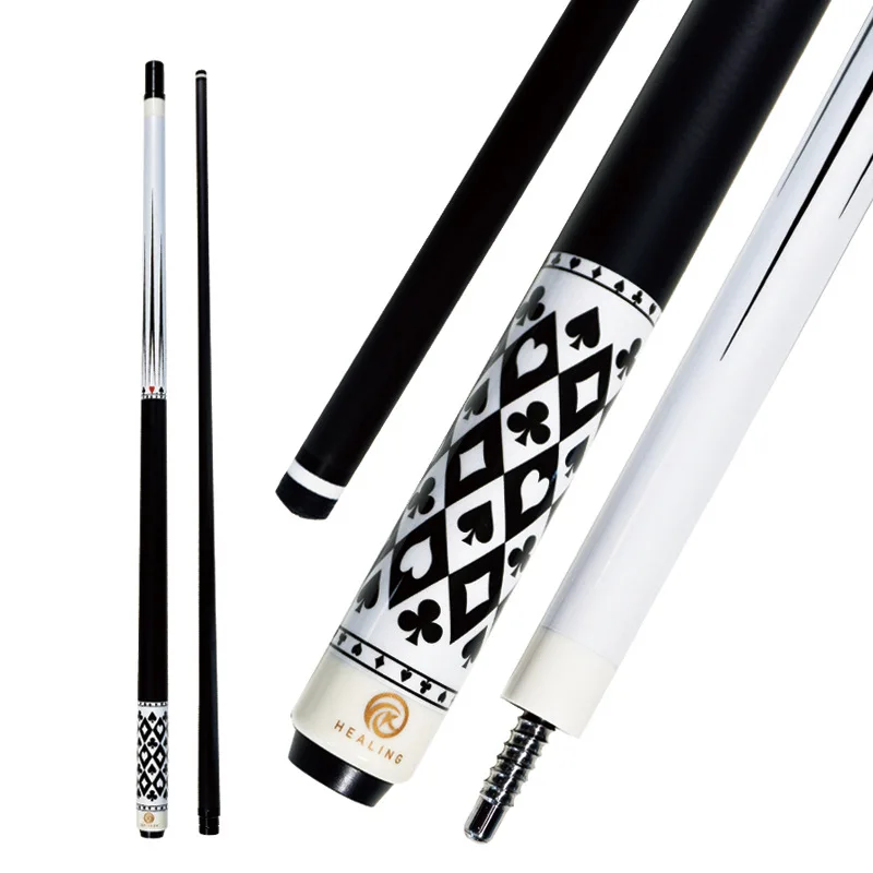 

Carbon Fiber 1/2 Cue Billiard Set 11.8mm Tip with Anti-Slip Grip New Professional Release Non-slip Grip All-new Design