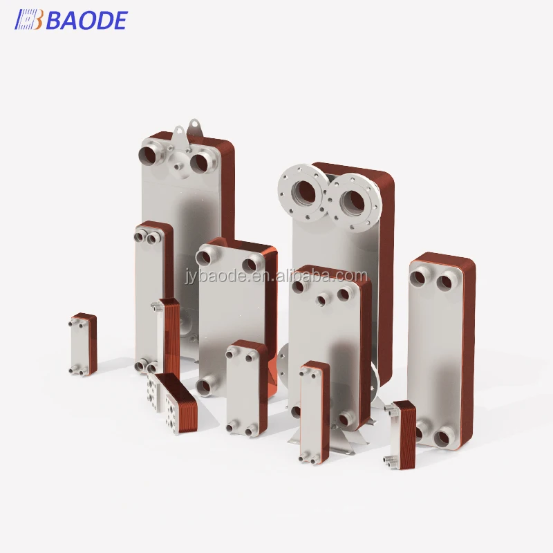 Elevata efficienza di trasferimento del calore Scambiatore di calore a piastre brasate in rame Radiatore olio idraulico/Compressore d'aria Dispositivo di raffreddamento olio Ach30 Ac