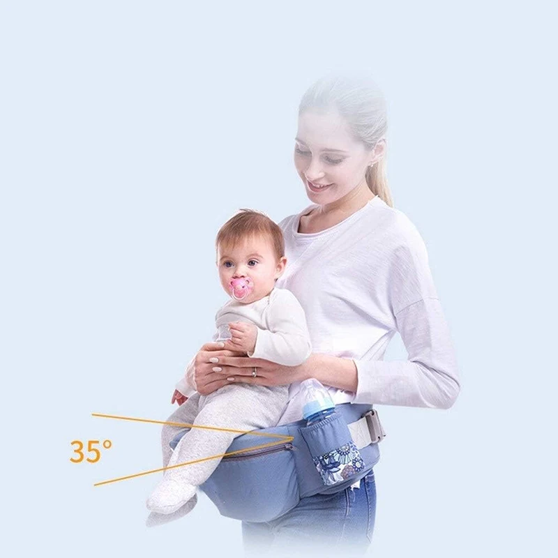 Cotton Baby Carrier Newborn & Toddler with Waist Stool Multifunctional Ergonomic Removable Seat Soft Infant Carrier All Seasons