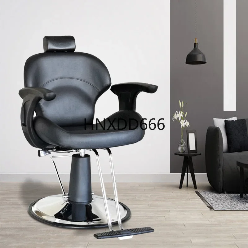 Multifunctional Barber Seating Chair Adjustable Salon Chair with Storage Reclining Haircut Chair for Beauty Salon