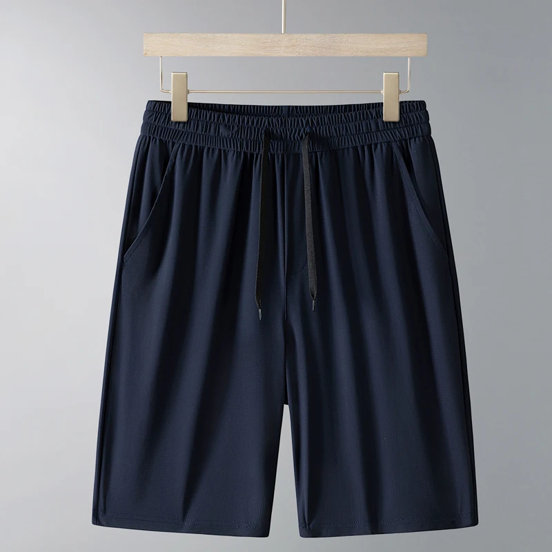 

Мужские свободные шорты из ледяного шелка для пожилых людей