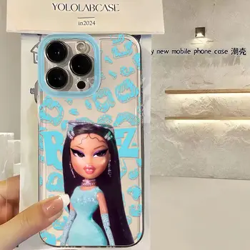 2025新款時尚可愛芭比娃娃手機殼,適用於iPhone 17/16/16e/15/14/13/12/11/Mini/Pro Max/X/XR/XS Max/8/Air Plus 12 最佳銷售 布拉茨娃娃案 - №12