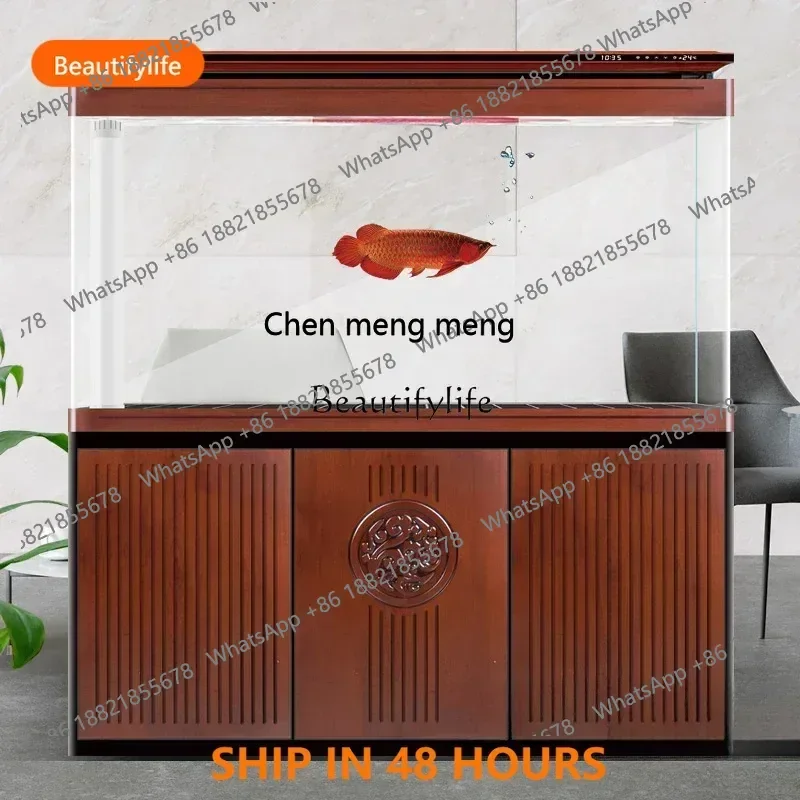 

Dragon Fish Tank Aquarium Large and Medium-Sized Ecological Change Water Ultra-White Glass Bottom FilterFH H