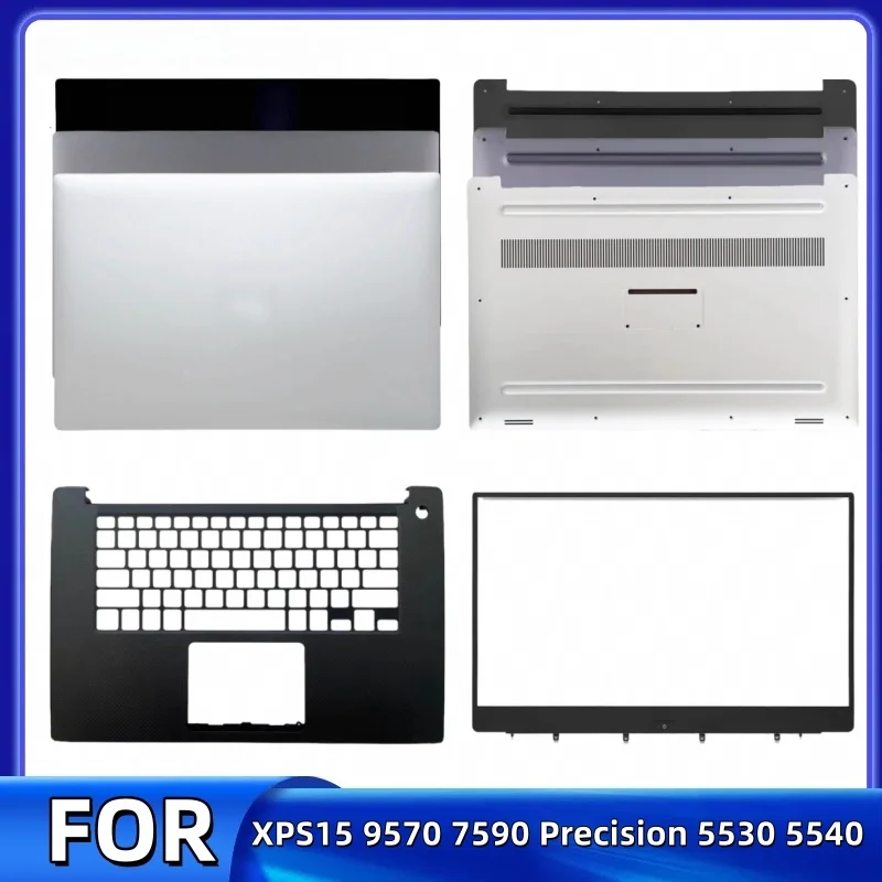 

QMXD® New XPS15 9570 7590 Precision 5530 5540 LCD Back Cover Top Case/Bezel cover/Palmrest Cover/Bottom Cover/ABCD Shell