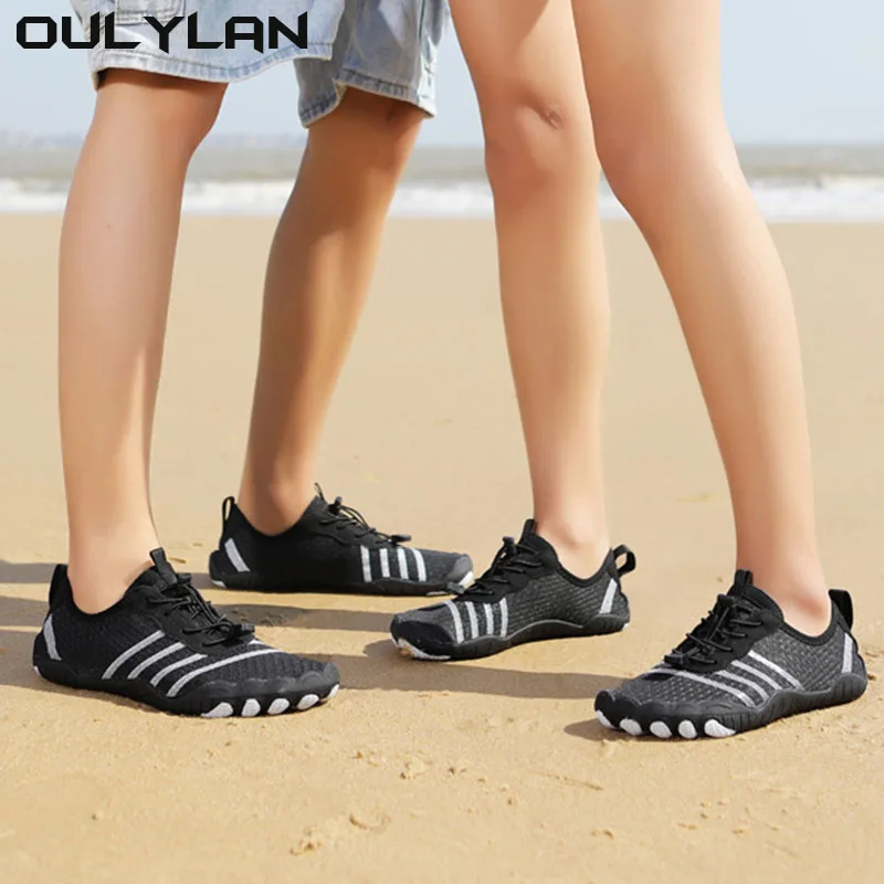 

Oulylan Men Women Beach Aqua Shoes Quick Dry Barefoot Upstream Hiking Wading Sneakers Swimming Climbing Shoes Water Shoes