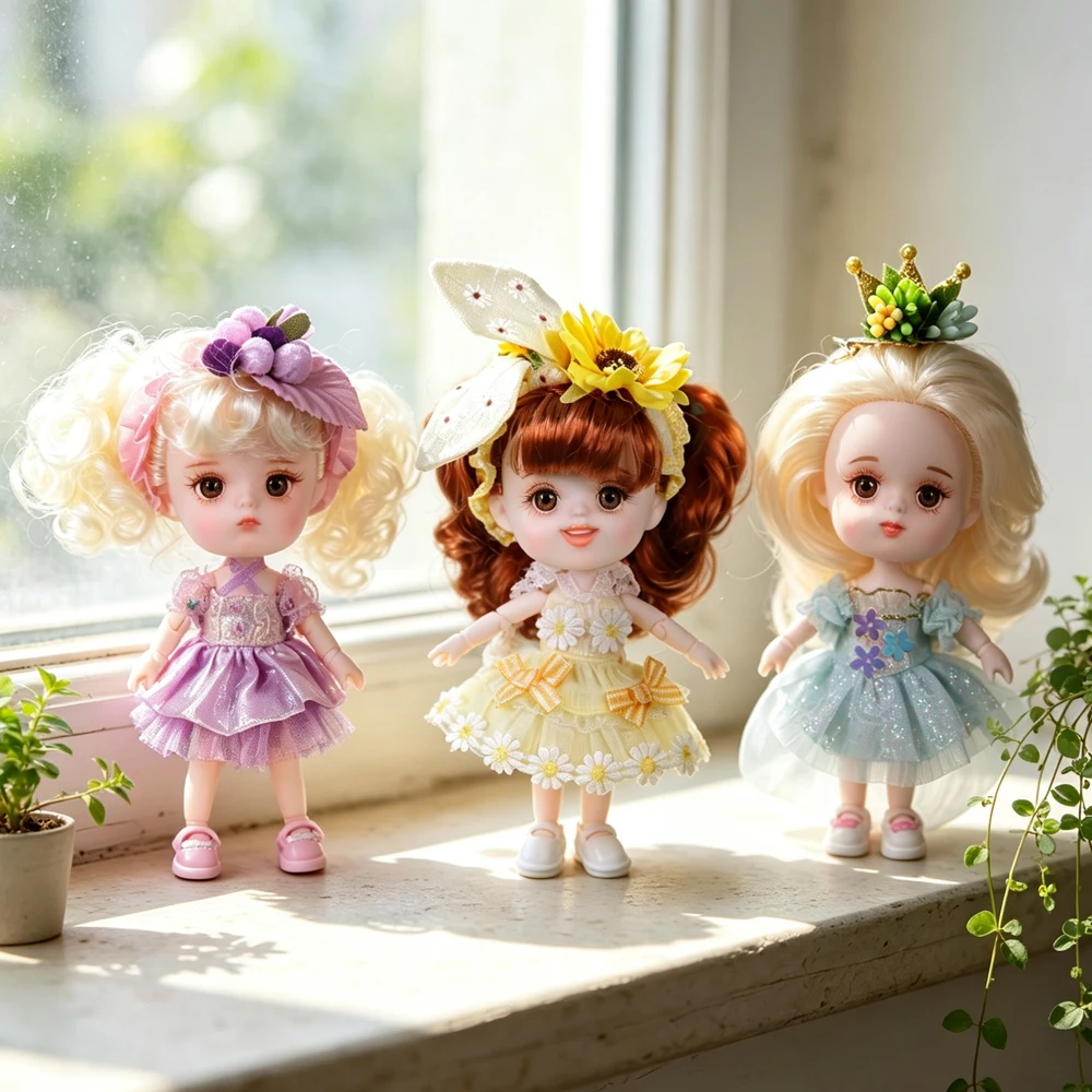 Middie Blythe Doll Yellow Sunflower Lace Dress 1