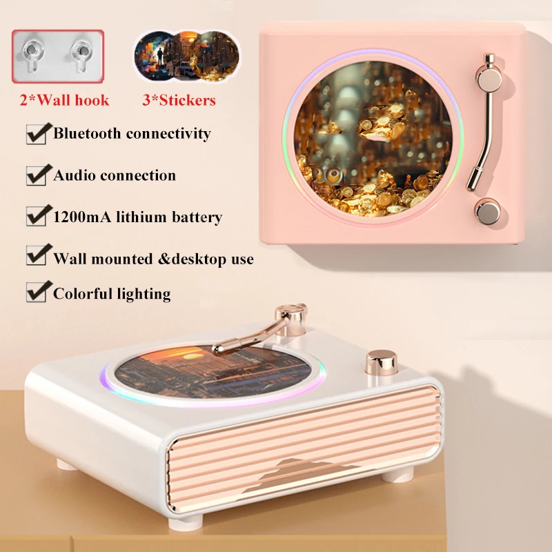 Portable Retro Blue… - image