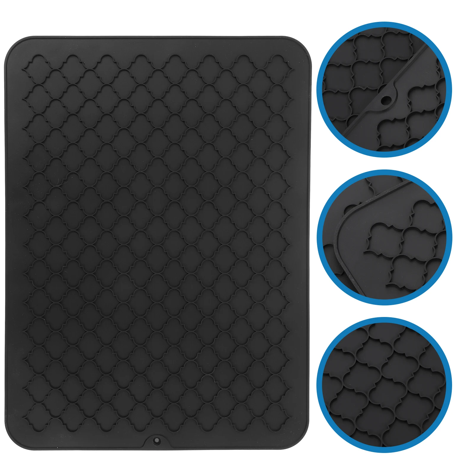 

Anti-Scald Silicone Dish Drying Heat Resistant Kitchen Countertop Cushion Absorption Microwave for Countertop